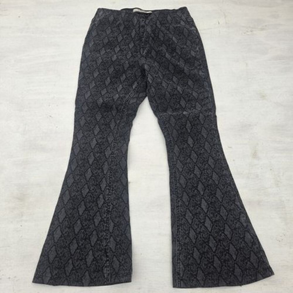 Rock & Roll Denim Jeans Womens 29x32 (Fits 29x27) Bargain Bell Pull On Flare